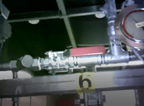 Image of a CO2 leak detected with a FLIR GF343 gas visualization camera.